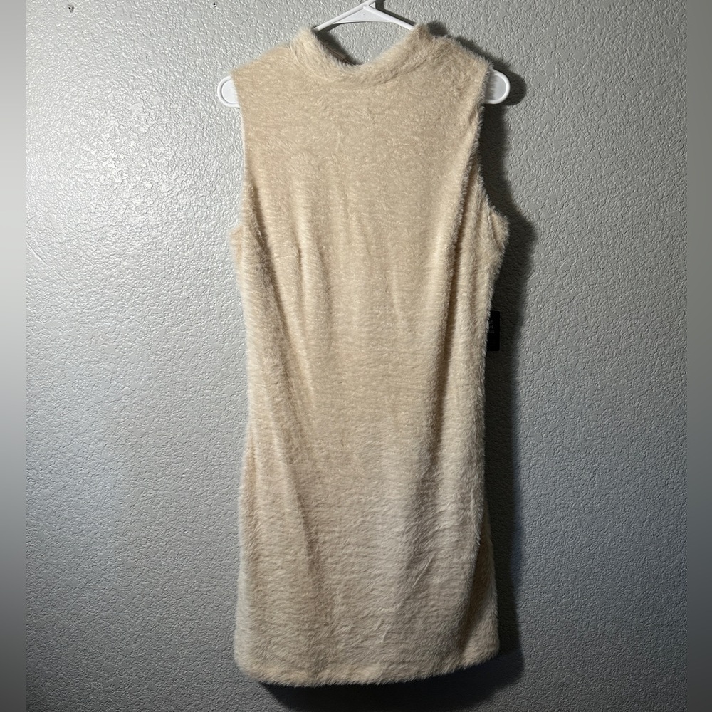 EXPRESS Elegant Cream Sleeveless Dress